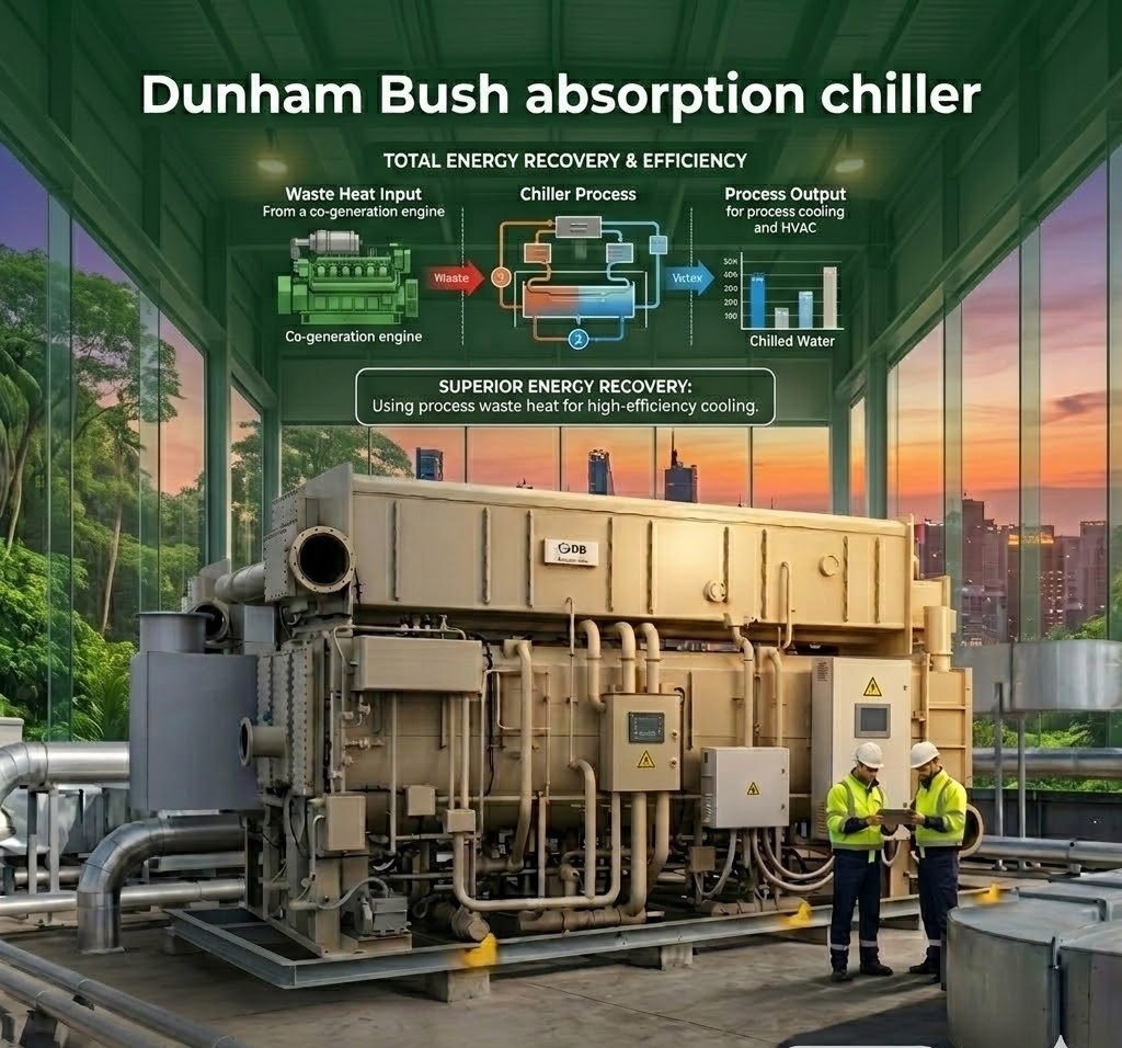 Absorption Chiller - Hot Water and Exhaust | Dunham-Bush HVAC Solutions BD